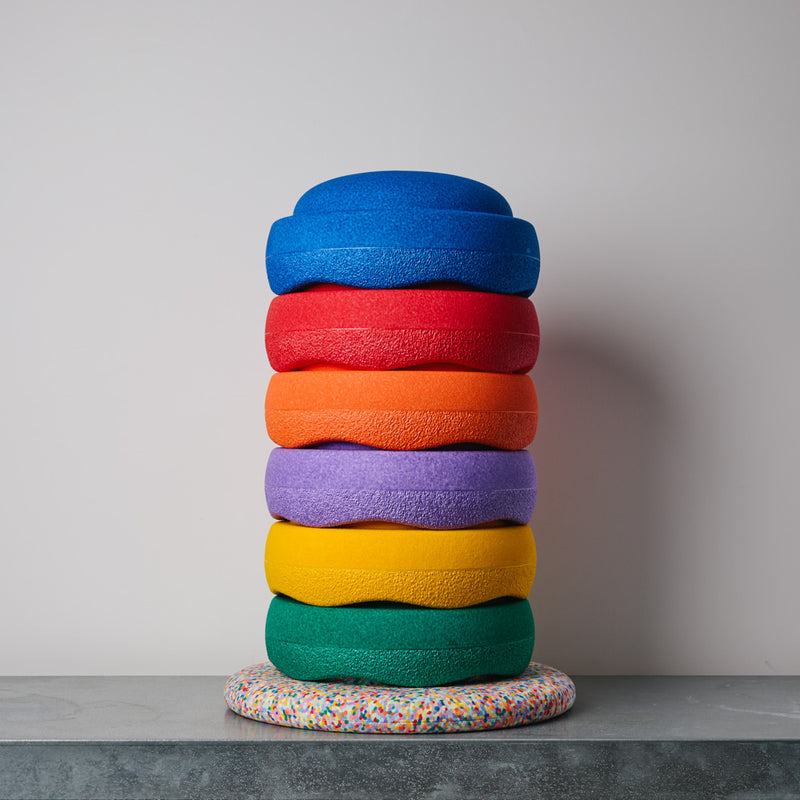 Set de 6 Stapelstein - Rainbow
