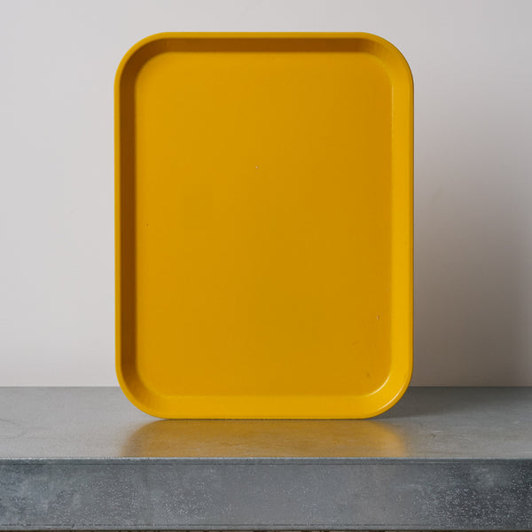Plateau en fibre de verre - Moutarde