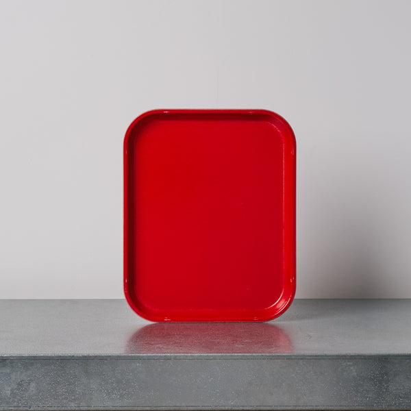 Plateau en fibre de verre - Rouge Vif