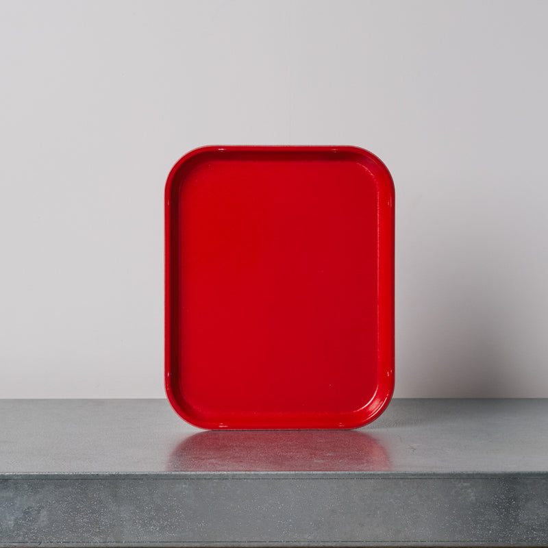 Plateau en fibre de verre - Rouge Vif