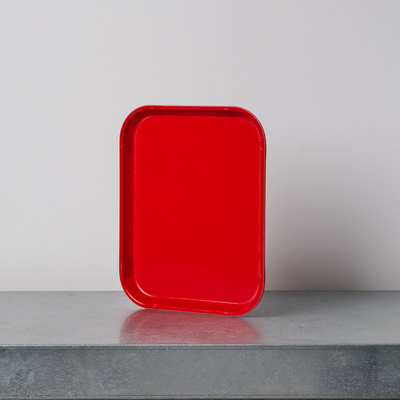 Plateau en fibre de verre - Rouge Vif