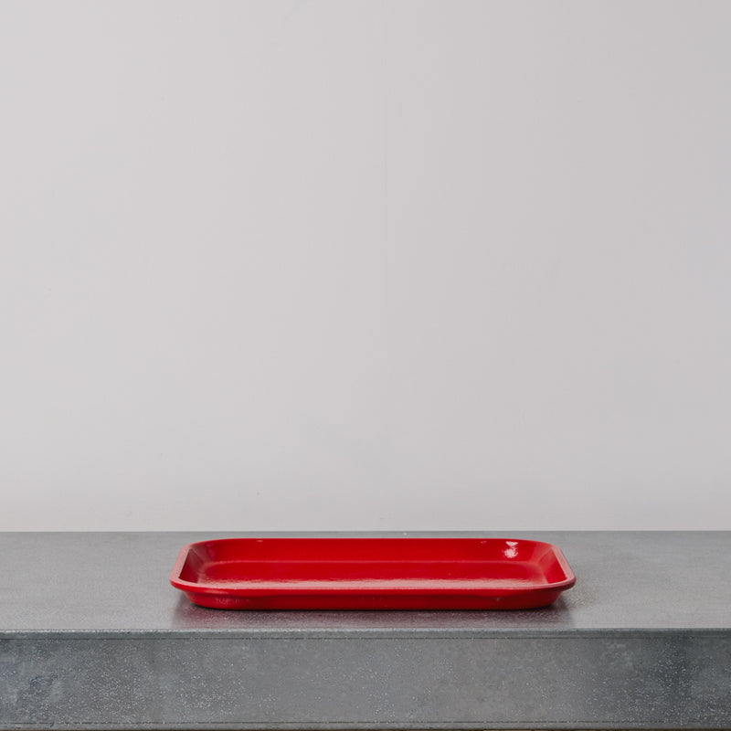 Plateau en fibre de verre - Rouge Vif