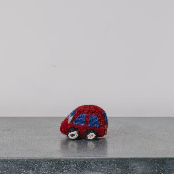 Porte clé Merci en tricot - Fiat 500