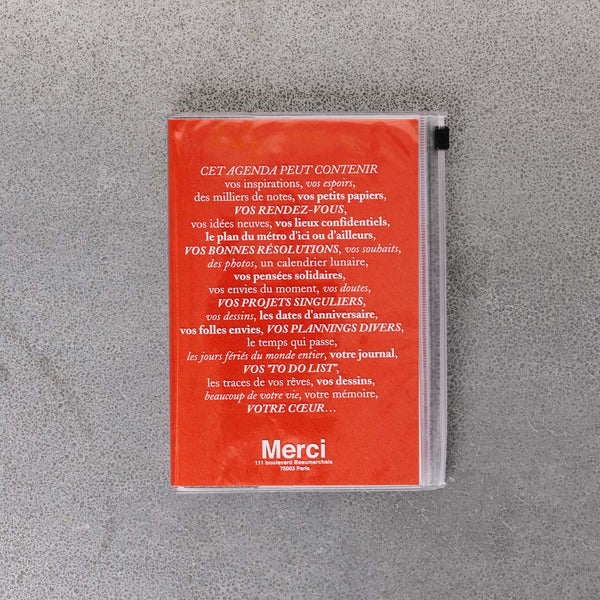 Agenda Merci Oct. 2025 - Déc. 2026 - Orange