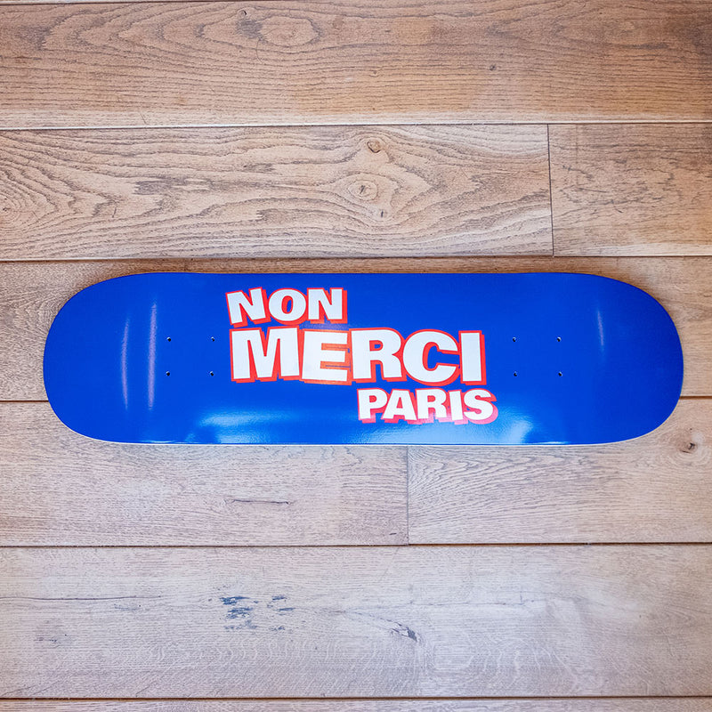 Merci - Planche de Skateboard Non Merci - Jaune