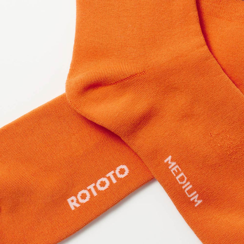 Rototo - Chaussettes Rayées - Orange