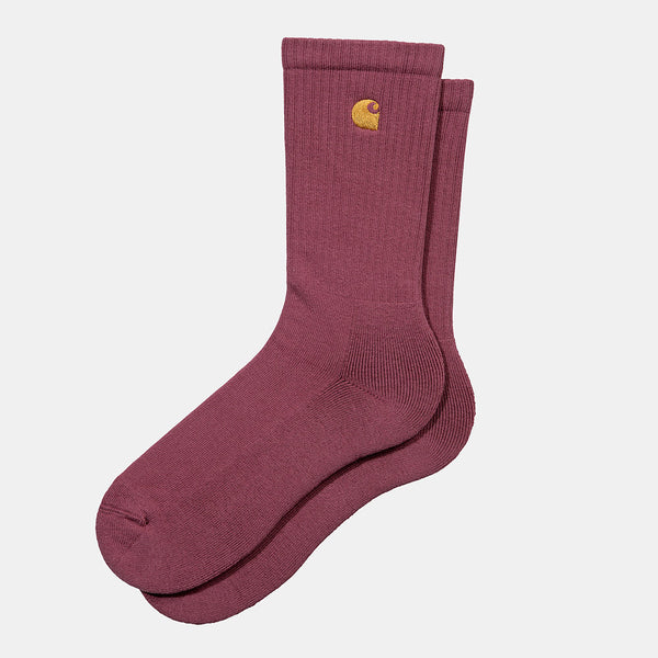 Carhartt Wip - Chaussettes Chase - Bordeaux