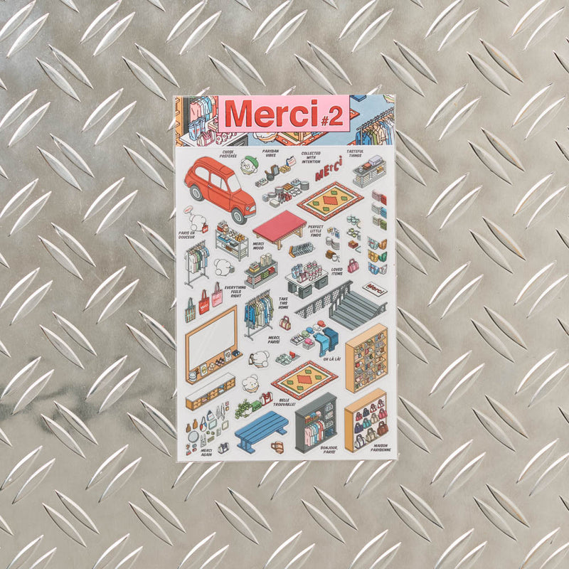 merci　2 Kit stickers Merci #2 – Merci Paris