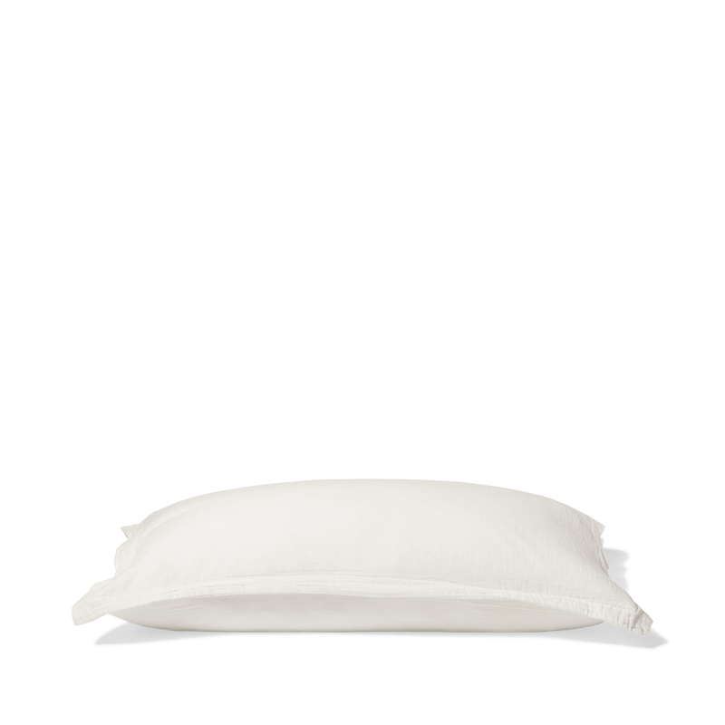 Drap-housse en gaze de coton - Blanc de Meudon