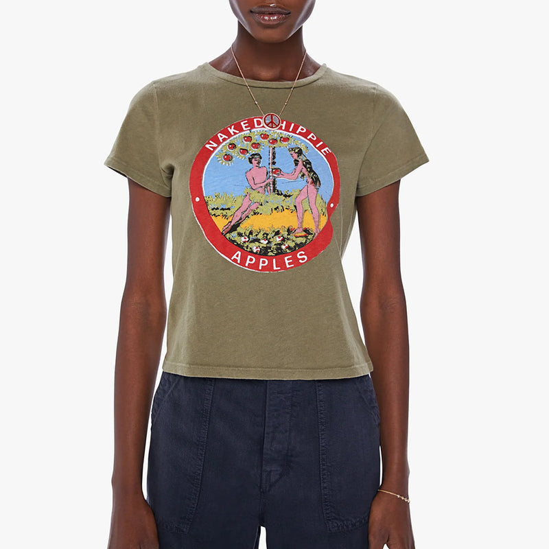 Mother - Tee Shirt Cropped Itty Bitty Goodie - Vert