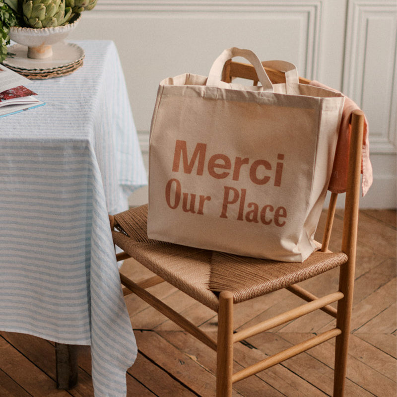 Merci x Our Place - Totebag - Ecru