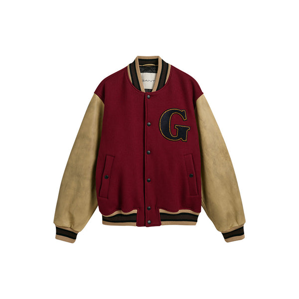GANT - Veste Varsity - Rouge