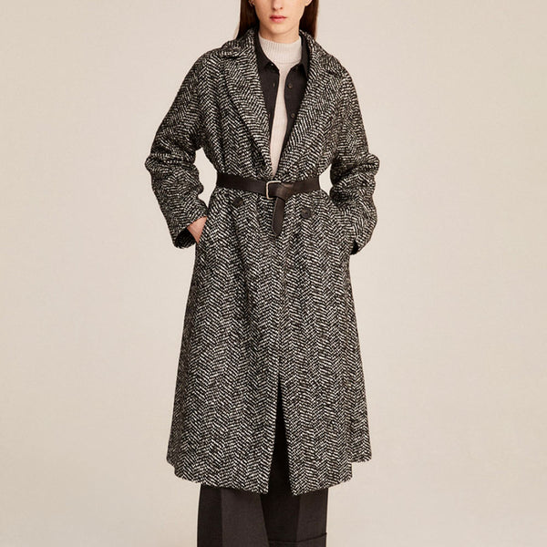 Rosso 35 - Manteau en laine - Noir