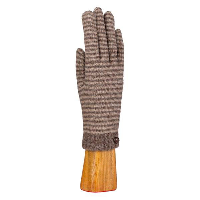 Santacana - Gants rayés - Taupe