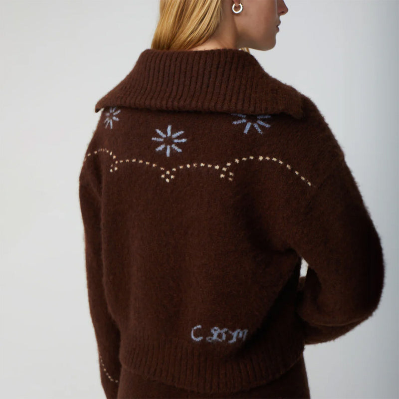 Calle Del Mar - Cardigan Western - Chocolat