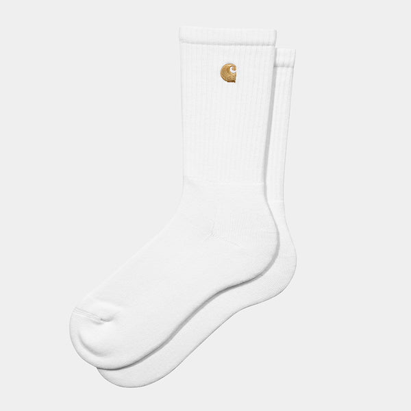 Carhartt WIP - Chaussettes Chase - Blanc