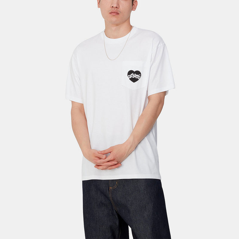 Carhartt WIP - T-Shirt Amour - Blanc