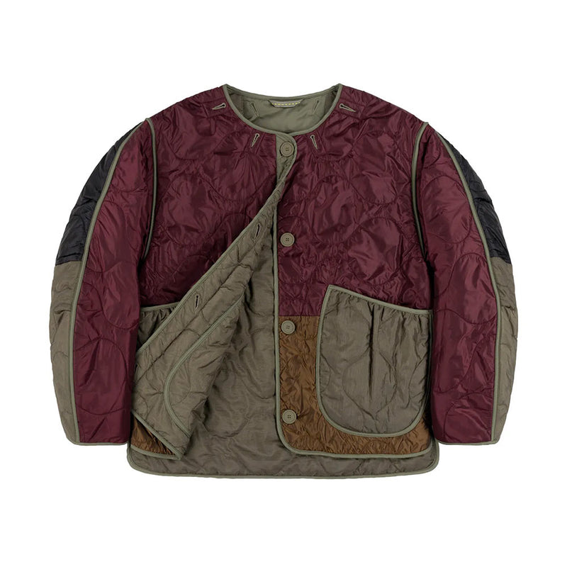 Marfa Stance - Patchwork quilt  - Wine