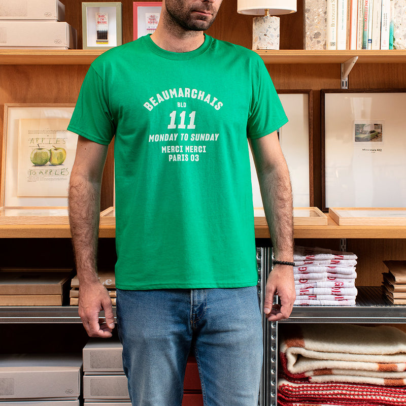 Merci  - T-shirt unisexe - Beaumarchais Vert