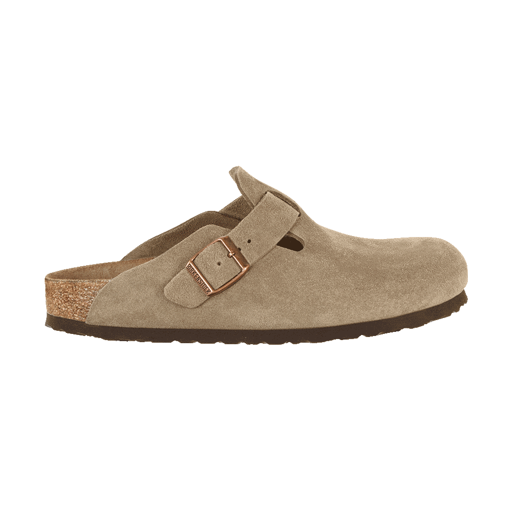 Birkenstock - Boston Soft Footbed Clogs - Taupe