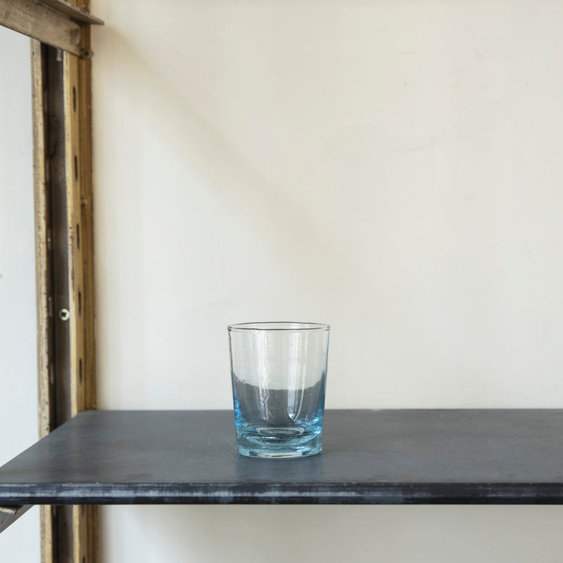 Verre à eau en verre soufflé - Transparent