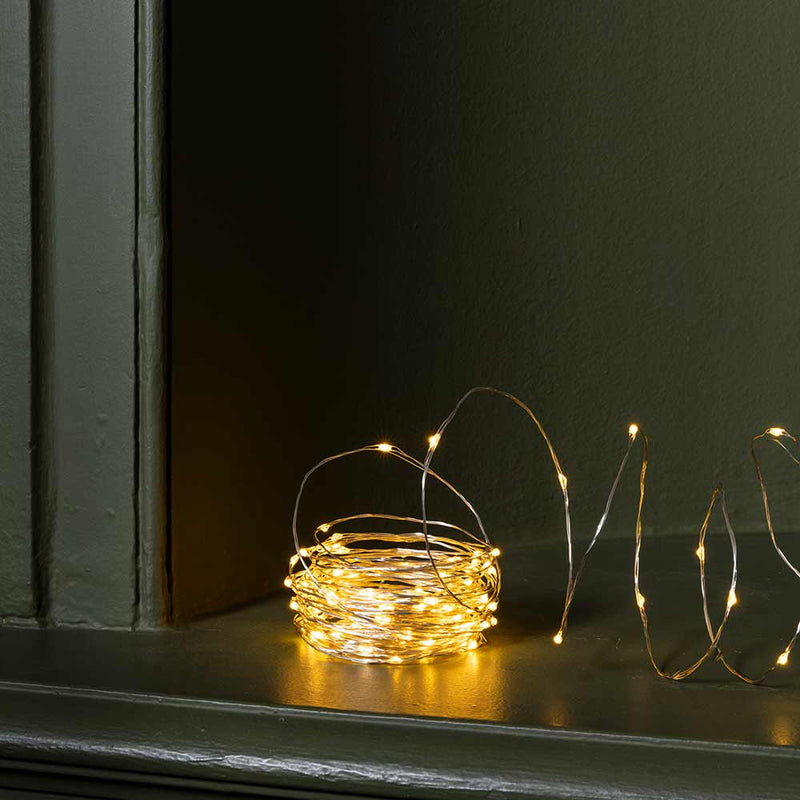 Guirlande lumineuse 60 LED et Corde Tréssée-Deco Lumineuse