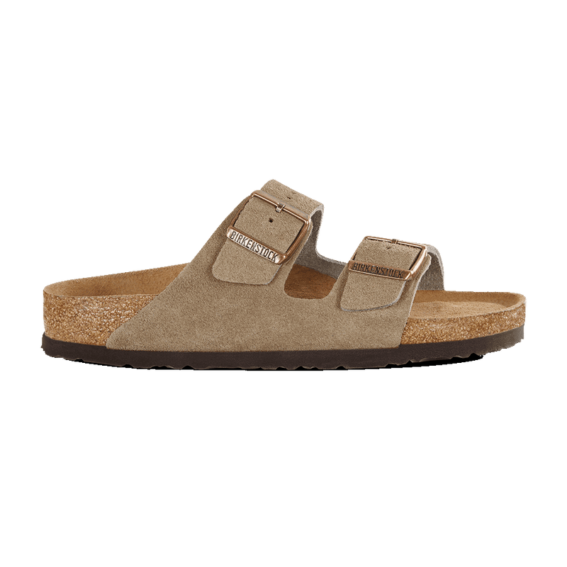 Birkenstock - Sandales Lit de pied souple Arizona - Taupe