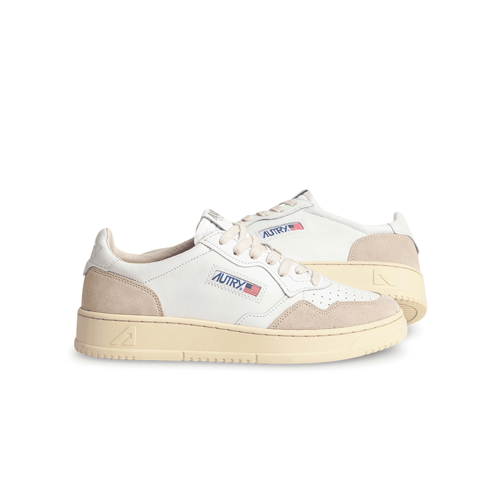 Autry - Medalist Low Suede Sneakers -White
