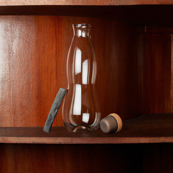 Water purifying glass jug - 1,1L