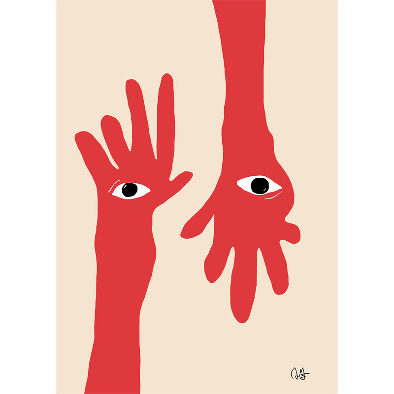 Affiche Hamsa Hands - Paper Collective