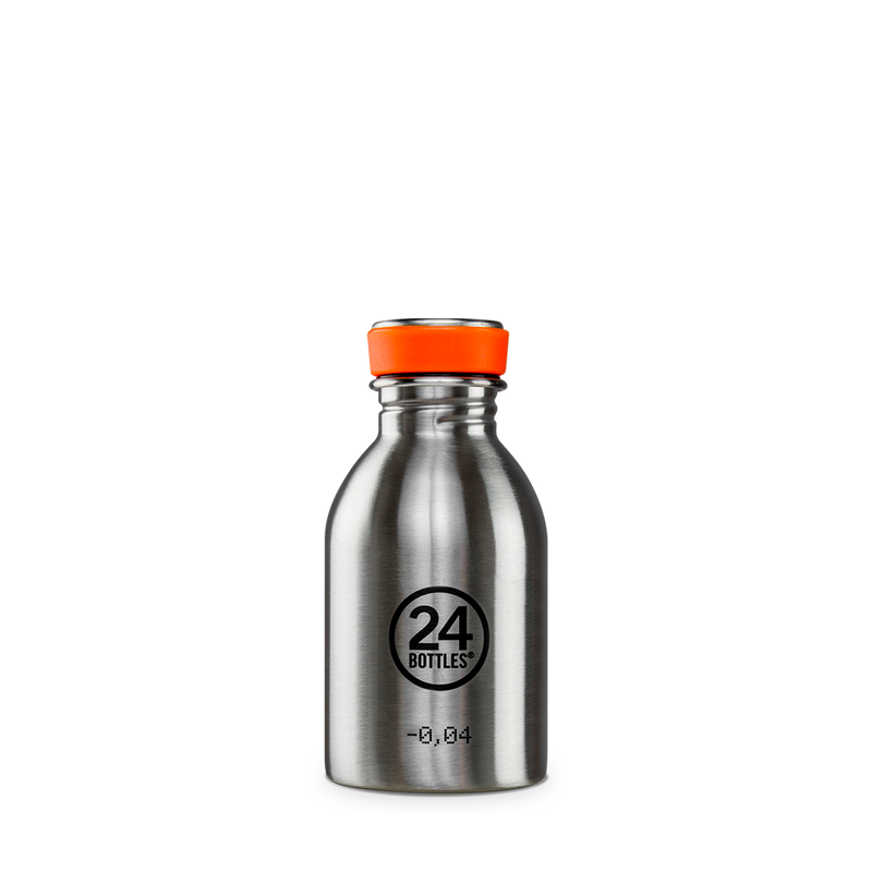Gourde en inox 250 ml - Basic Steel - Accessoires- 24 Bottles - Accessoires  – Merci Paris