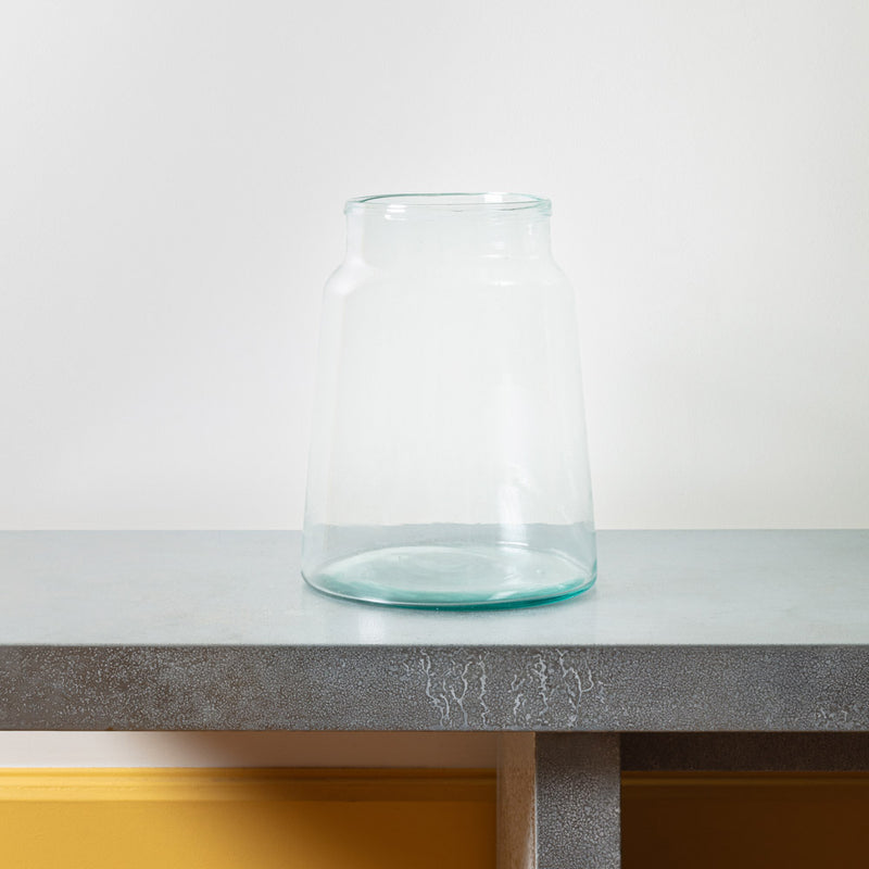 Vase en forme de bouteille - Transparent