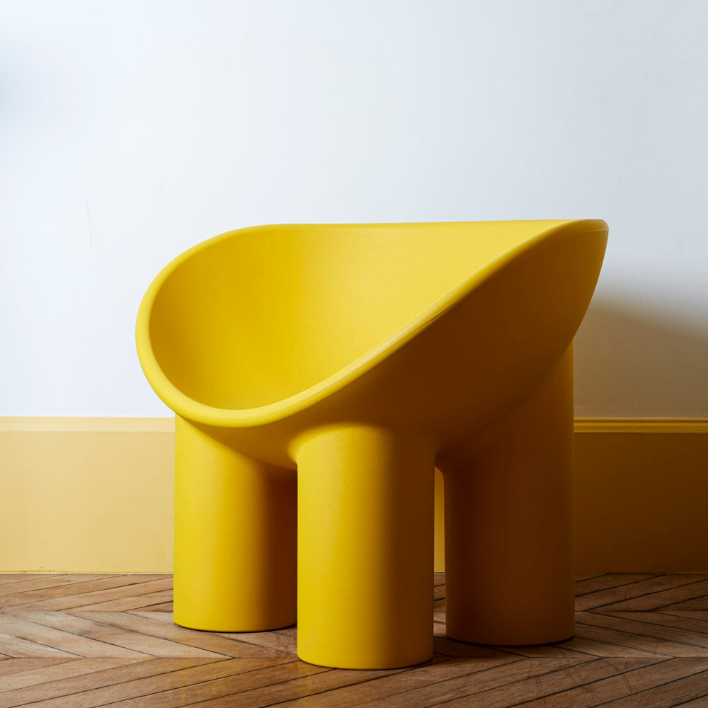 Roly Poly Armchair - Yellow Ochre - Driade