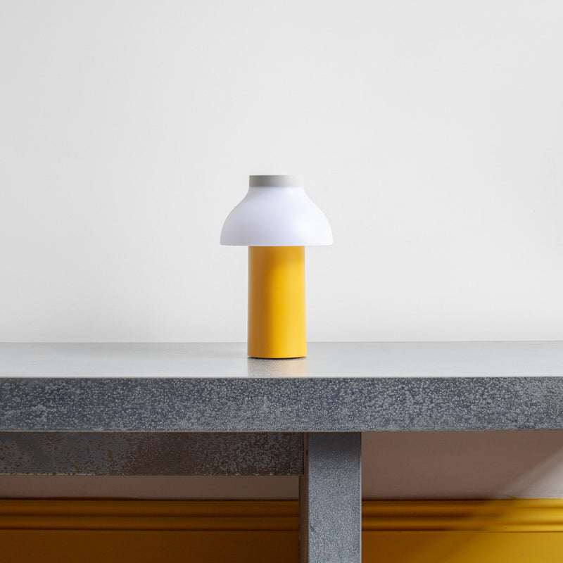Lampe portable - Bicolor Yellow Grey - Hay