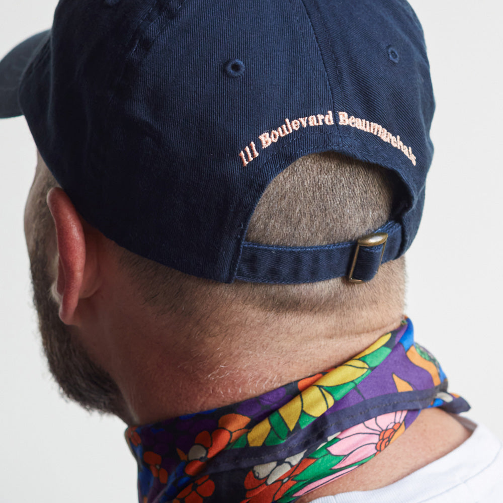 Casquette unisexe brodée Non Merci - Bleu Marine - Accessoires