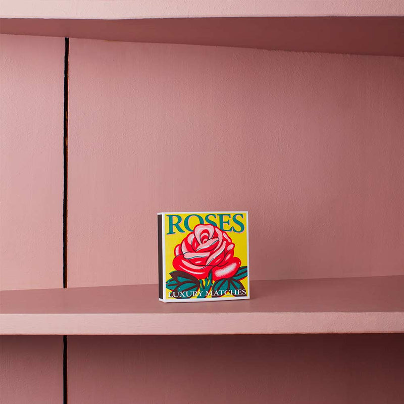 Boîte de 150 grandes allumettes - Roses