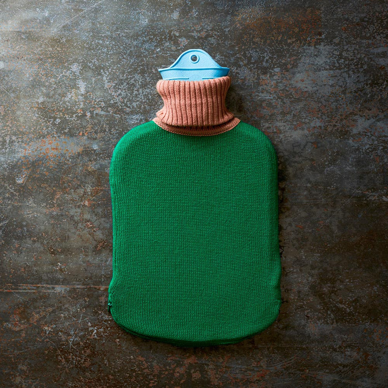 Bouillotte en coton - Vert