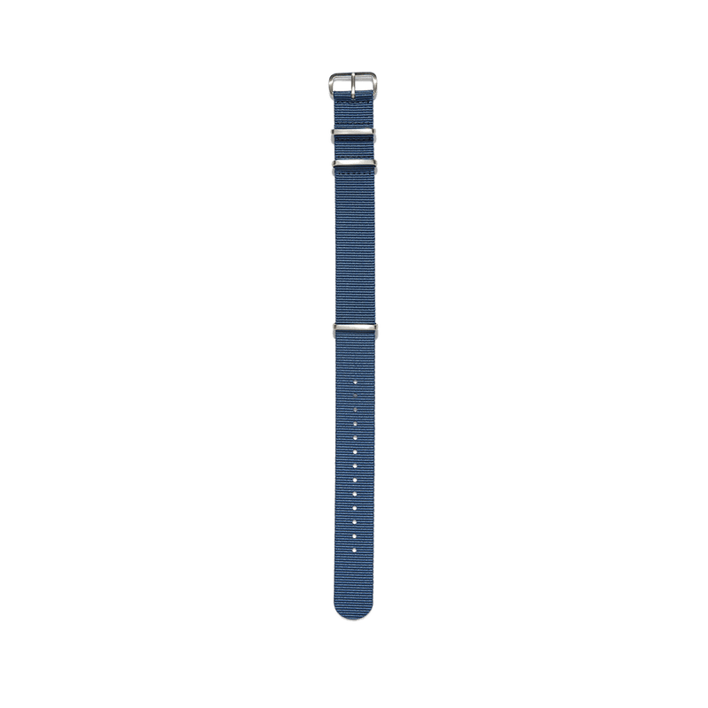 Bracelet de montre NATO en nylon - Bleu
