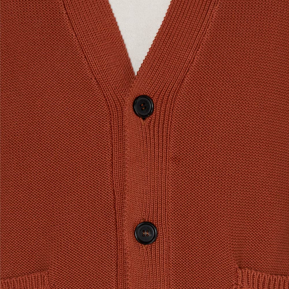 Roberto Collina - Knitted Cardigan - Brown