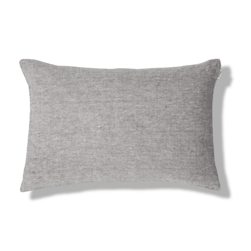 Coussin épais en lin - Chambray Noir