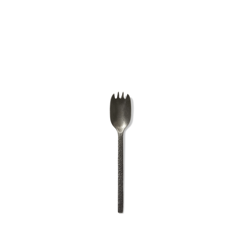 Fourchette apéro en métal martelé - Anthracite - La Nouvelle Table