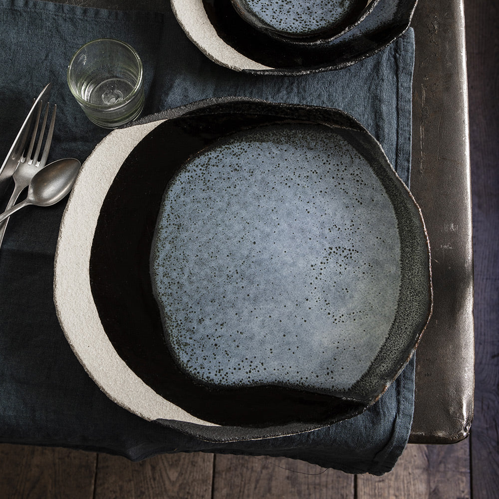 Denby Impression Charcoal Blue Assiette à Pâtes ø 22 Cm