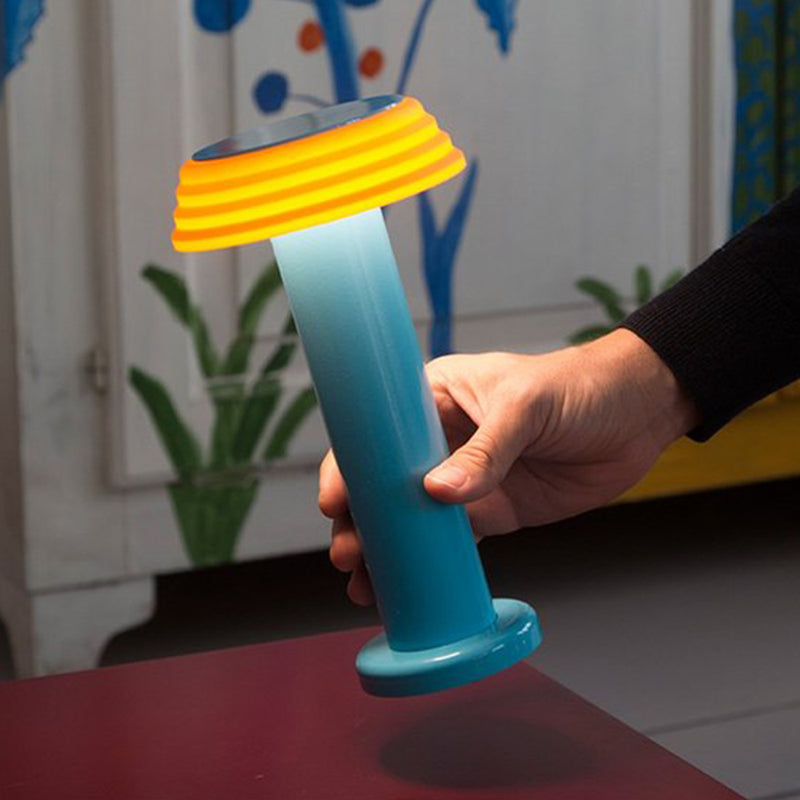 Lampe portable rechargeable - Bleu Orange - Sowden