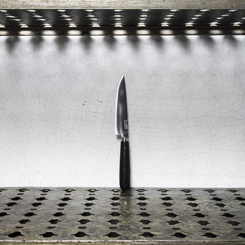 Couteau avec manche en buis - Noir