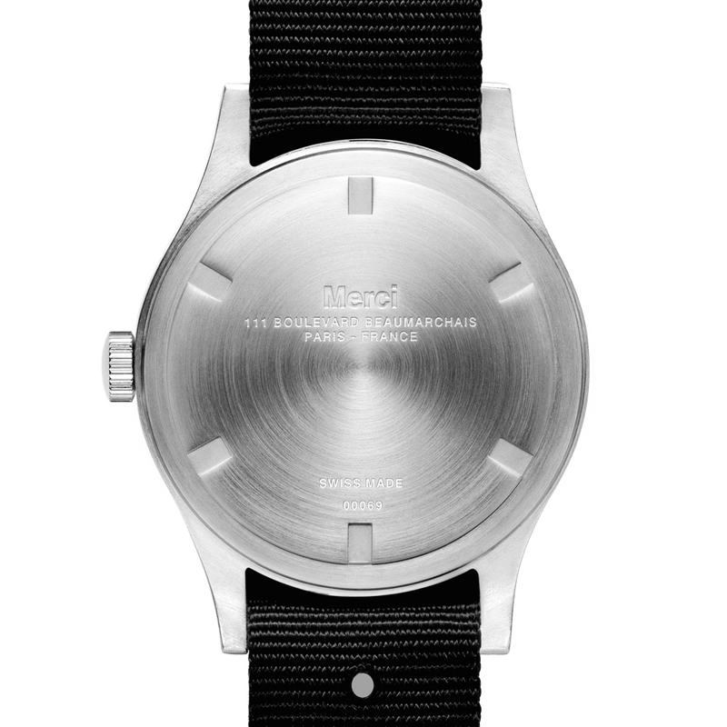 Montre LMM-01 : Noir (Mécanique)