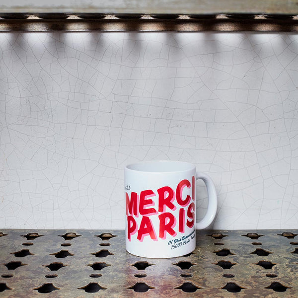 Mug Merci Paris - Rouge