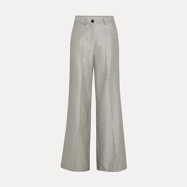 Forte_Forte - Pantalon Large - Argenté