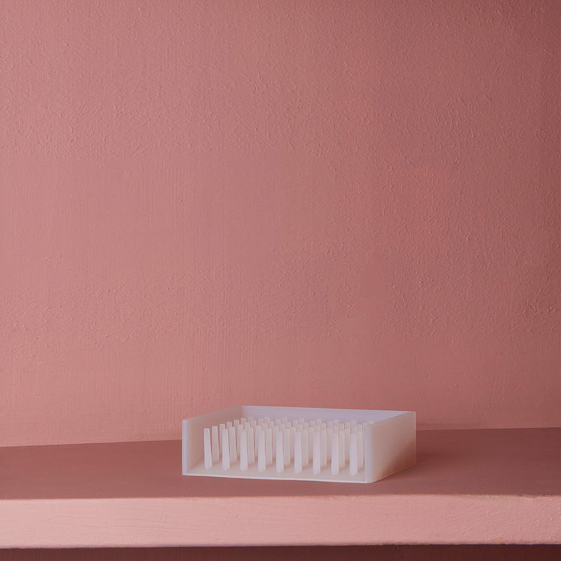 Porte-savon en silicone blanc - Yamazaki