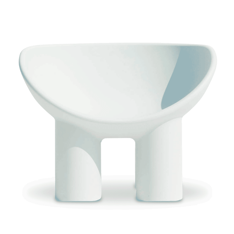 Fauteuil Roly Poly - Concrete White - Driade