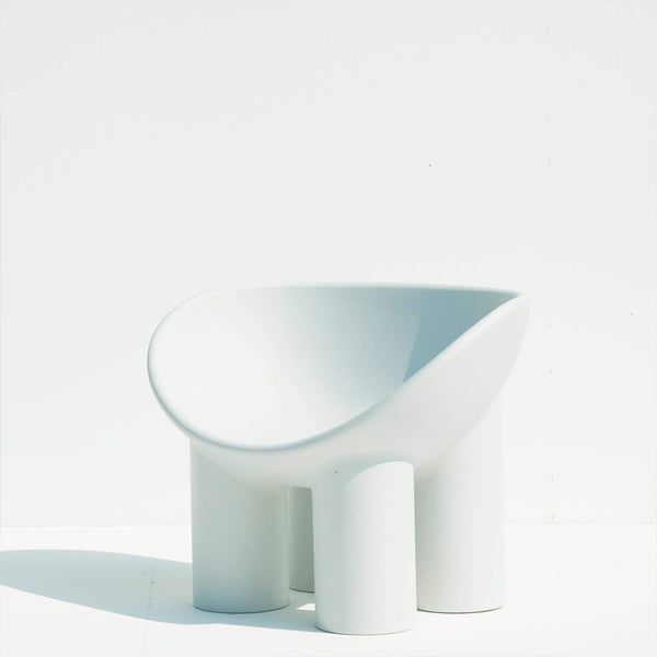 Fauteuil Roly Poly - Concrete White - Driade